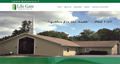 Desktop Screenshot of lifegatebaptist.org